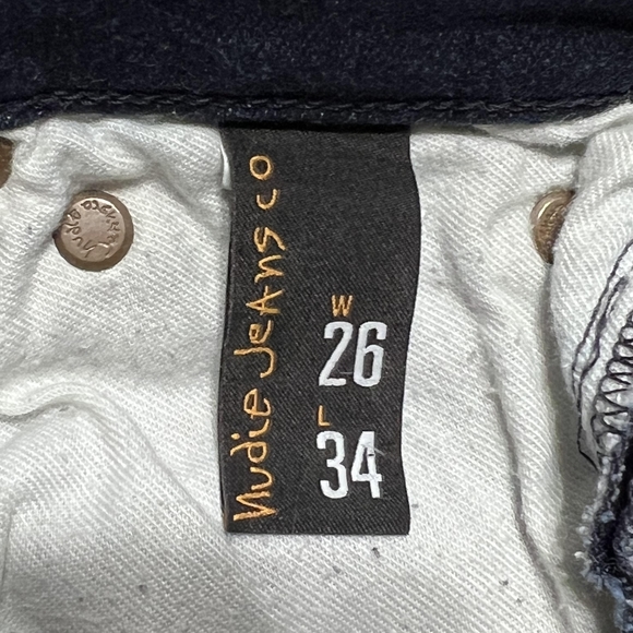 NEW NUDIE Jeans High Kai Organic Recycled Cotton W26 - Picture 5 of 7